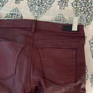 AG Brand Faux Leather Pants